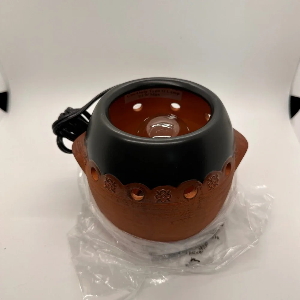 Scentsy Sonora Full Size Warmer Electric‎ Candle Wax Melt Terracotta Brown
